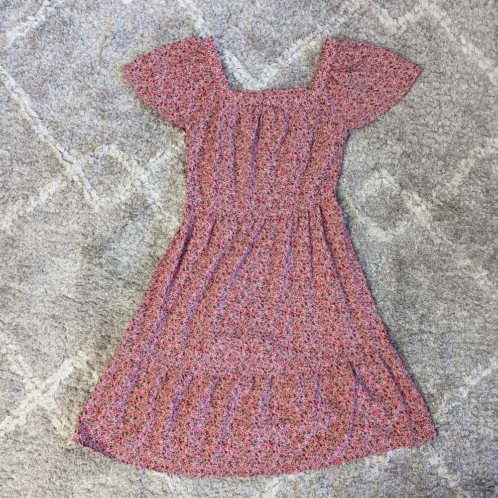Pink Floral Dress